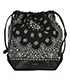 Printed Teddy Bucket Bag, front view